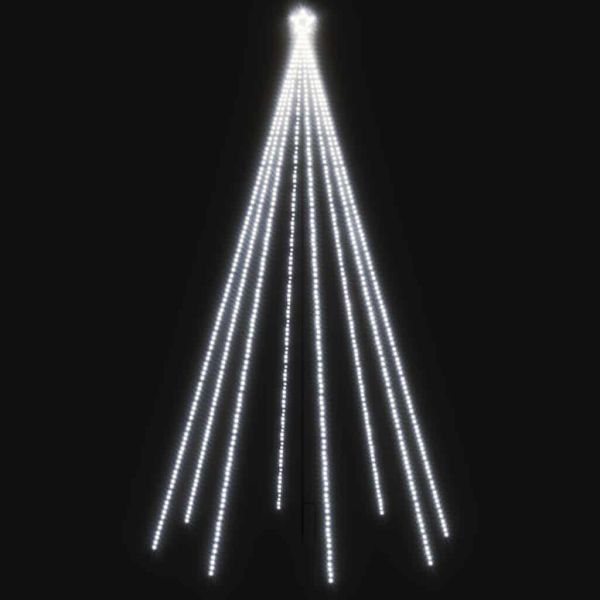 Коледна елха водопад за закрито и открито 400 LED 2,5 м