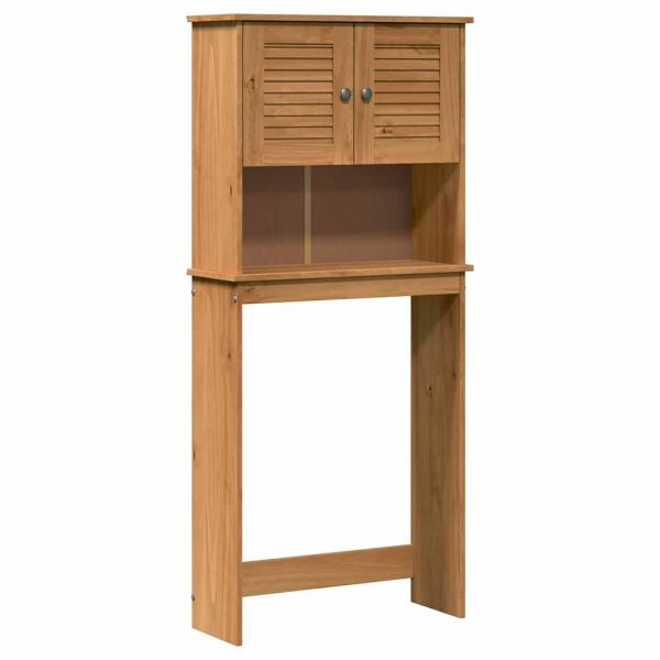 Шкаф за пералня VIGO Кафяв и меден кафяв 72,5 x 27 x 161 см