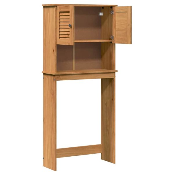 Шкаф за пералня VIGO Кафяв и меден кафяв 72,5 x 27 x 161 см