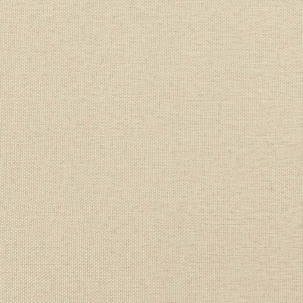 Мека табла за легло Hanko, кремава, 140 см, плат