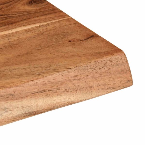 Стенни рафтове, 2 бр, 60x20x3,5 см, акациево дърво масив