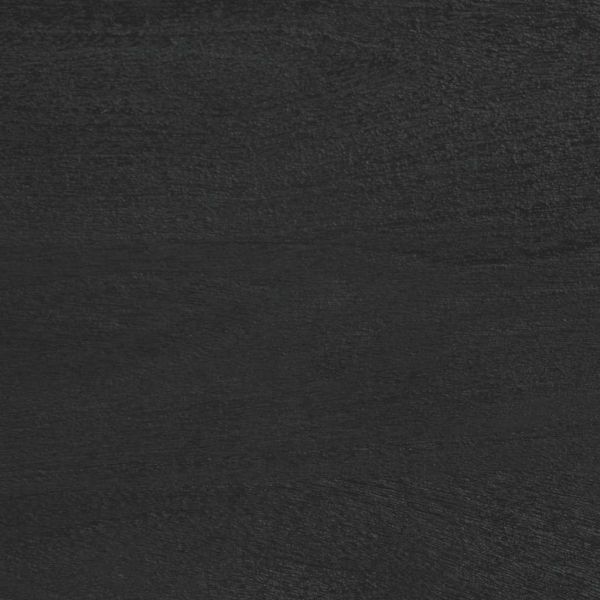 Огледало за баня, черно, 50x70x2,5 см, инженерно дърво и месинг