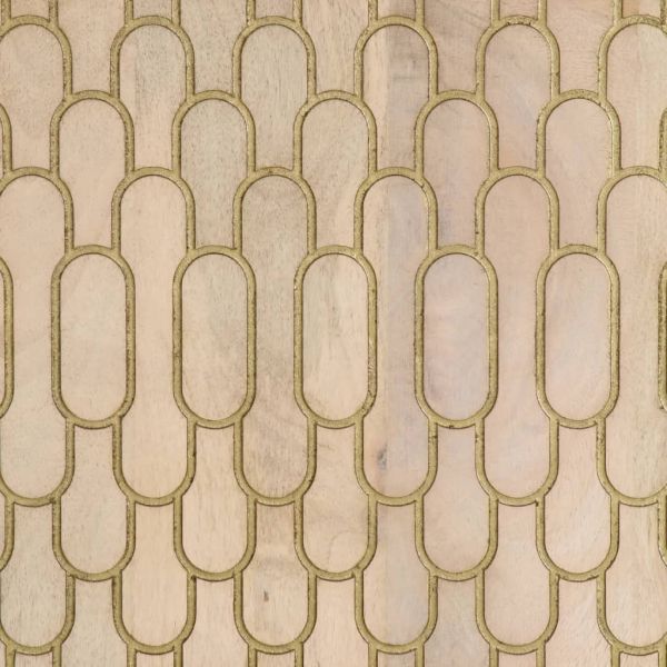 ТВ шкаф, 105x33x46 см, масивно мангово дърво