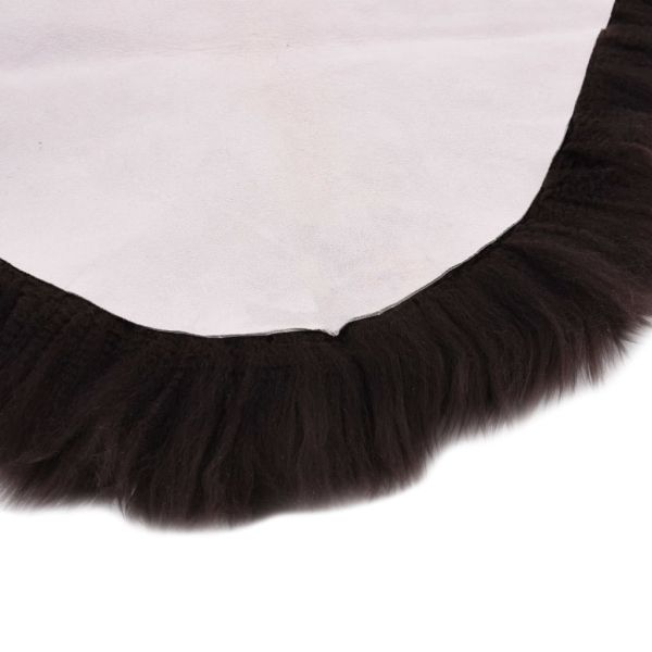 Килим от овча кожа, 60х90 см, кафяв