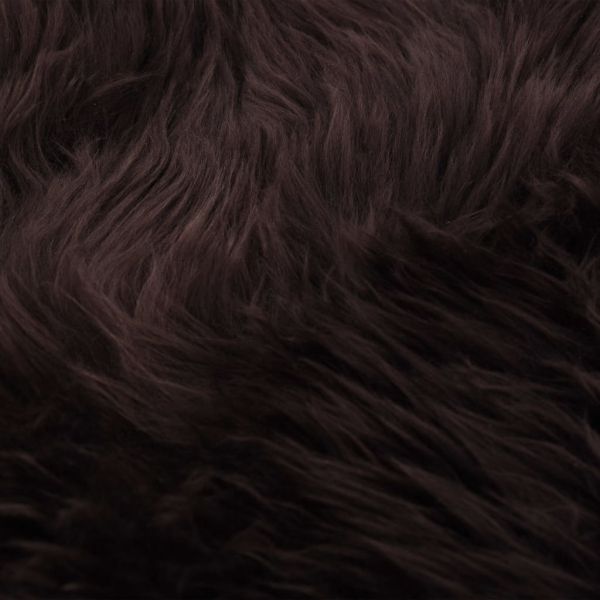 Килим от овча кожа, 60х90 см, кафяв