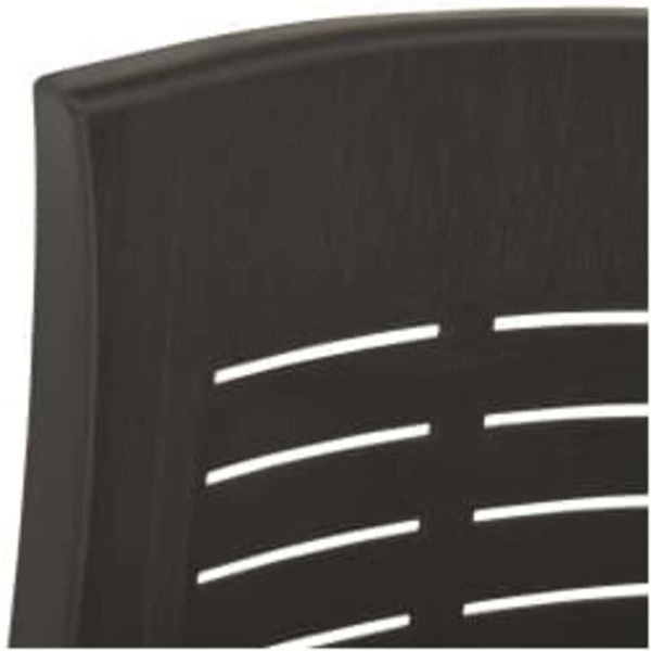 Градински регулируеми столове, 2 бр, пластмаса, антрацит