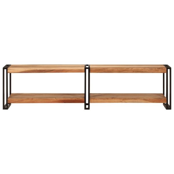 ТВ шкаф, 160x30x40 см, масивно акациево дърво