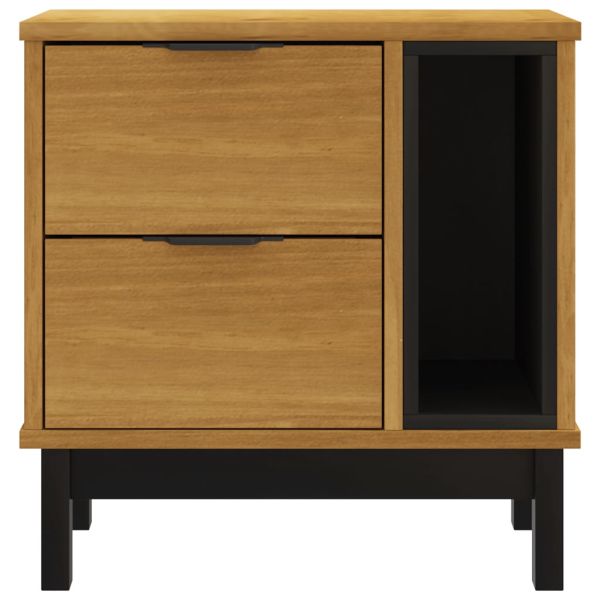 Нощно шкафче FLAM 49x35x50 см бор масив
