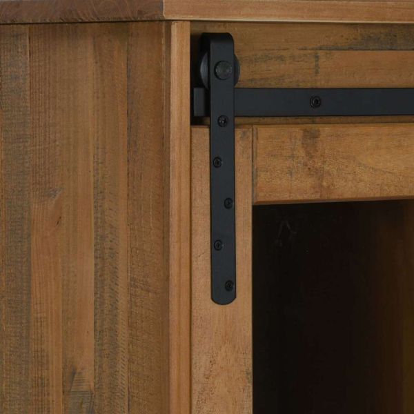 Шкаф HALDEN с плъзгаща се врата 80x40x80 cm Масивна дървесина