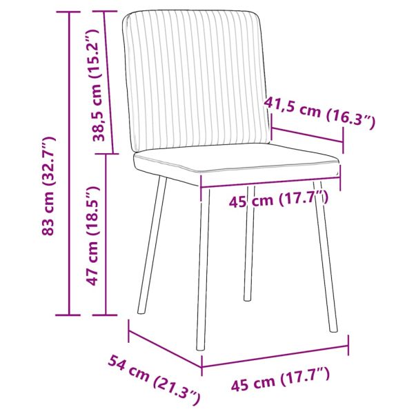 Трапезни столове, 2 бр, тъмнозелени, кадифе