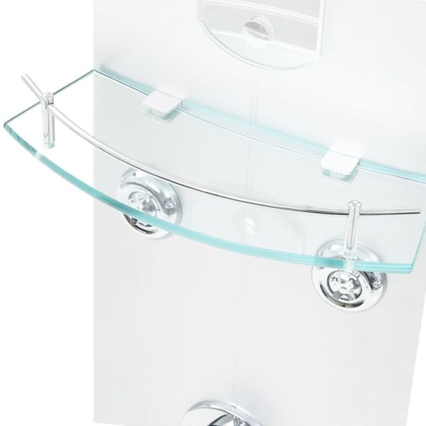 Душ панел, 25x43x120 см, сребрист