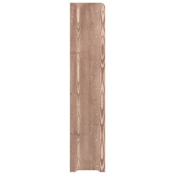 Етажерка за обувки, кафява, 90x24x117 см, инженерно дърво