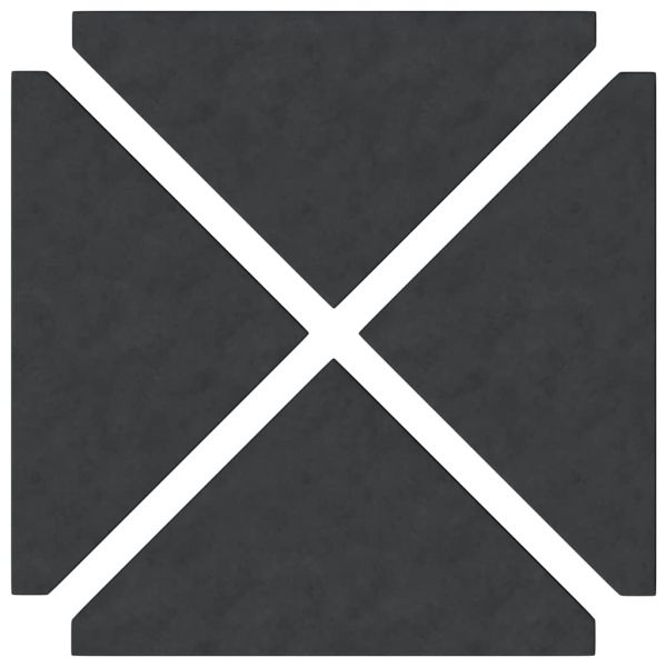 5 Piece Garden Parasol Base Set Гранит и стомана