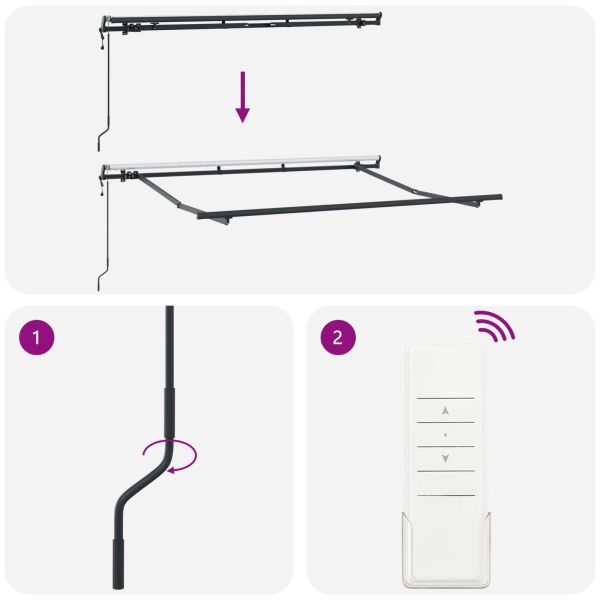 Сгъваем навес Бежово 350 x 200 cm текстил