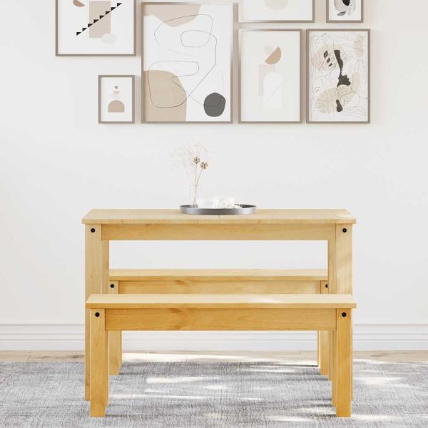 Трапезен комплект от 3 части PANAMA, бор масив