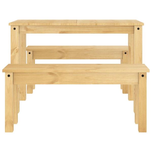 Трапезен комплект от 3 части PANAMA, бор масив