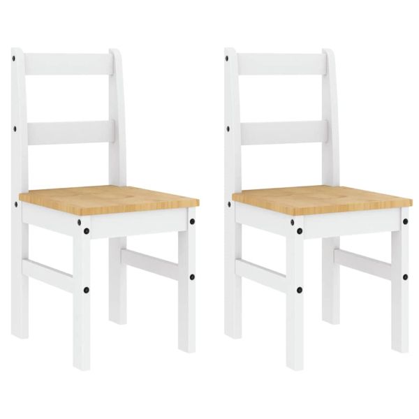 Трапезен комплект от 4 части PANAMA, Бяла бор масив