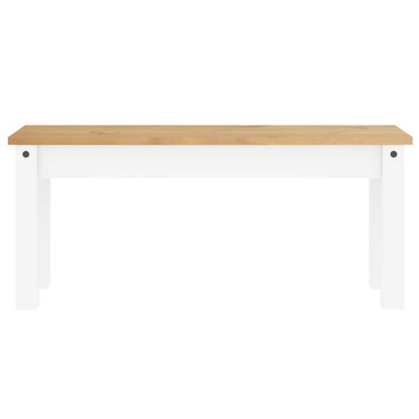 Трапезен комплект от 3 части PANAMA, Бяла бор масив