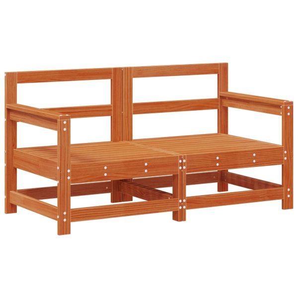 Комплект за почивка в градина 7 pcs Восъчен Кафяв