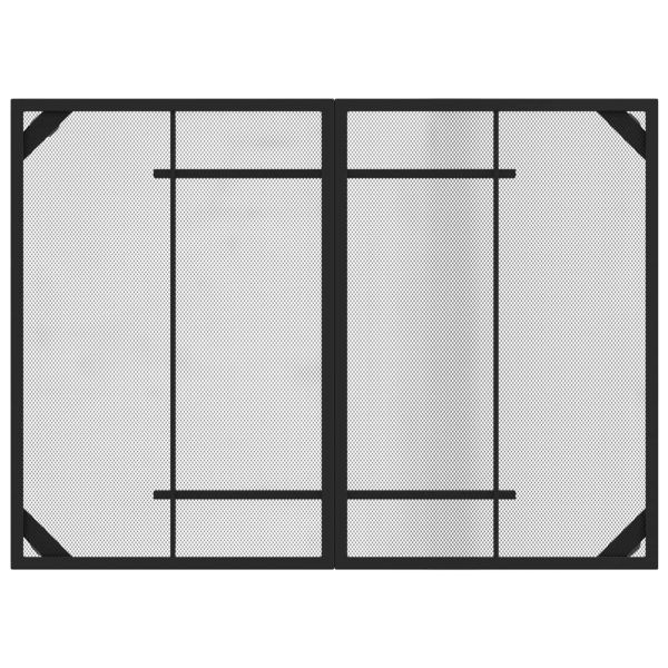 Комплект за външни мебели 5 pcs Антрацит Желязо и стомана