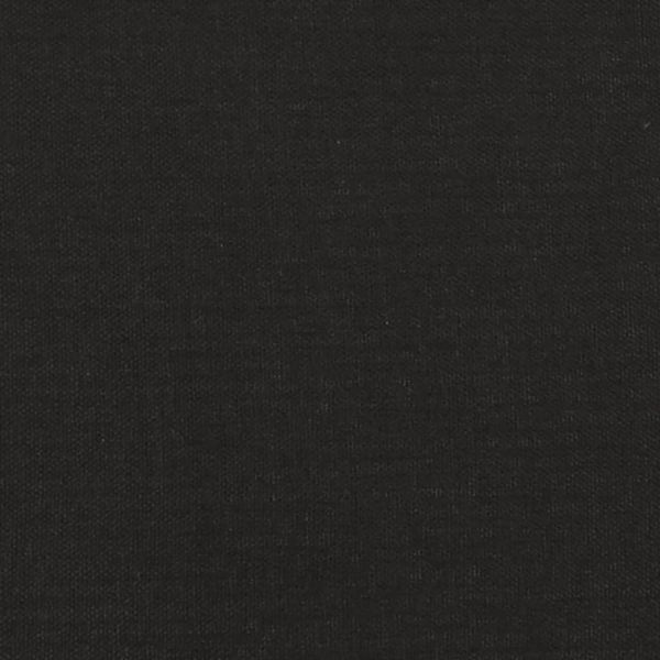 Трапезни столове, 2 бр, черни, текстил и изкуствена кожа