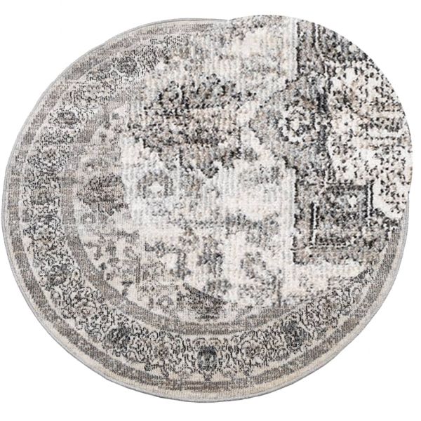 Килим ARBIZU, за закрито и открито, ретро дизайн, Ø 120 см