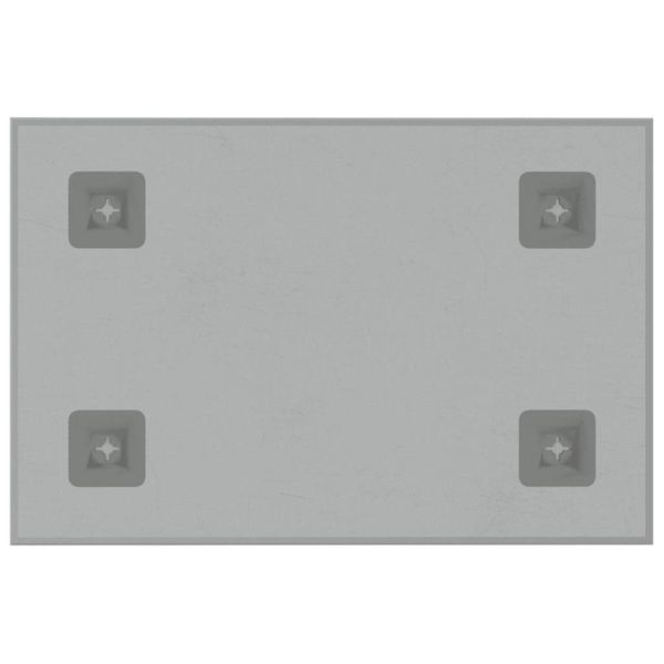 Магнитна дъска за стена, бяла, 30x20 см, закалено стъкло