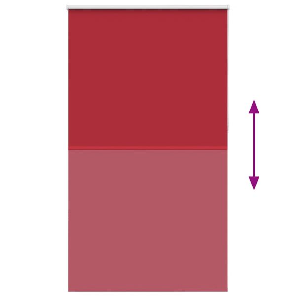 Ролкова щора Blackout червен 120x230 см Ширина на плата 116,6см
