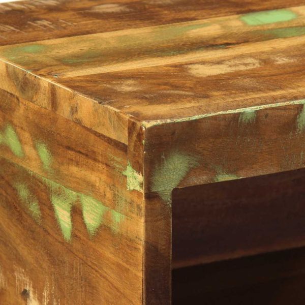 2 броя стенен телевизионен шкаф комплект масивна дървесина