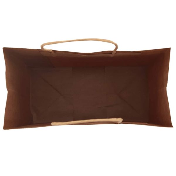 Хартиени торбички 250 бр с дръжки черни 21x11x31 см