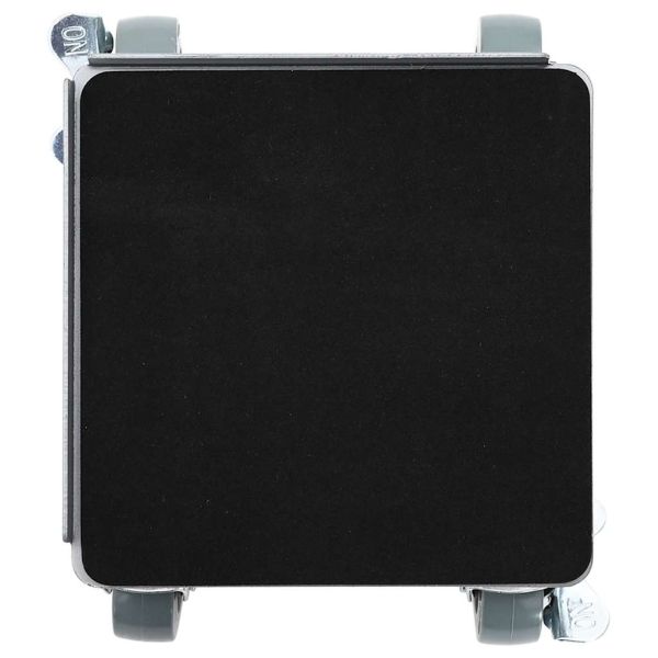 Мебелни колелца 4 бр. с повдигач 13,5x13,5x6 см, стомана 1300 кг