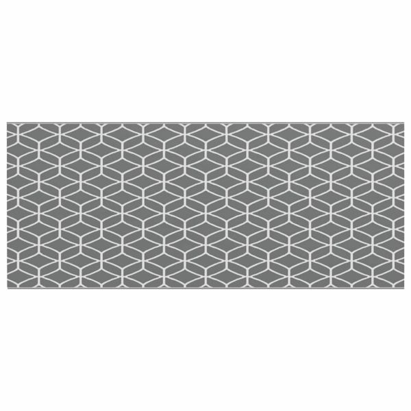 Външен килим ARAKIL Сив и бял 600 x 250 cm 50% Полипропилен