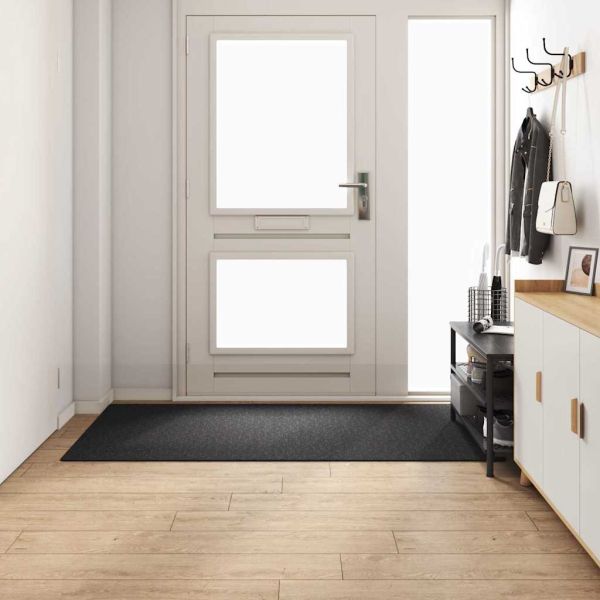 Килим пътека Тъмен сив 100 x 200 cm 100% Полипропилен