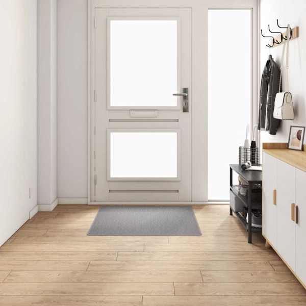 Килим пътека Светлосиво 100 x 100 cm 100% Полипропилен