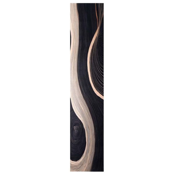 Килим за кухня Черно 300 x 60 см Кадифе