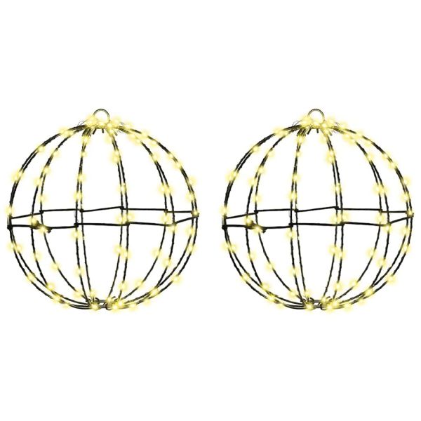 Топка 2 pcs Топло бяло 30 x 30 x 32 см Метал