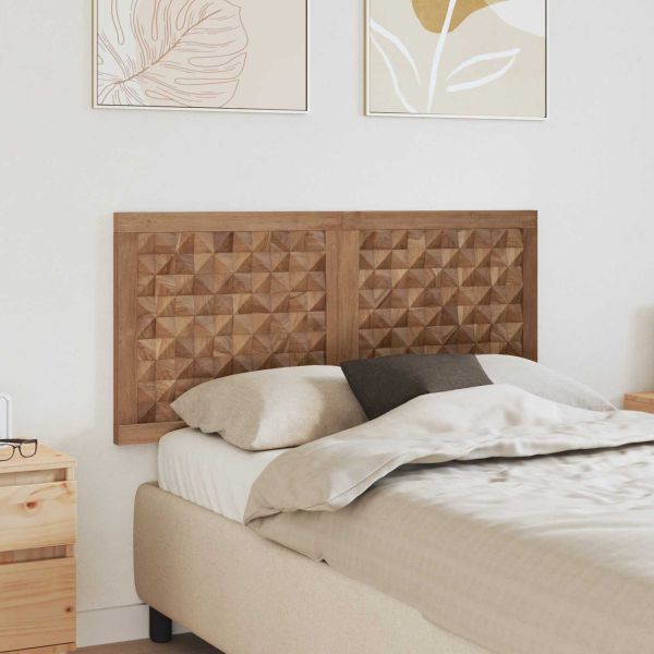 Облегалка за глава Естествен 120 cm Солидно тиково дърво