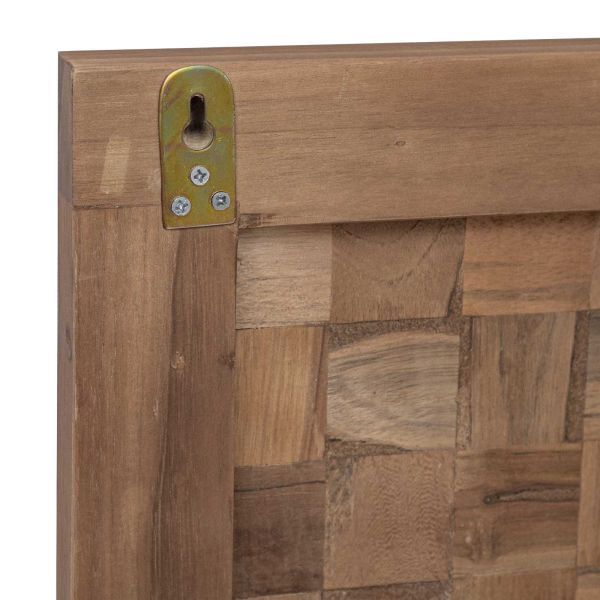 Облегалка за глава Естествен 120 cm Солидно тиково дърво