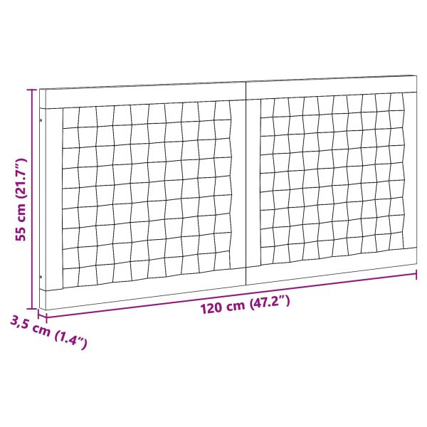 Облегалка за глава Естествен 120 cm Солидно тиково дърво