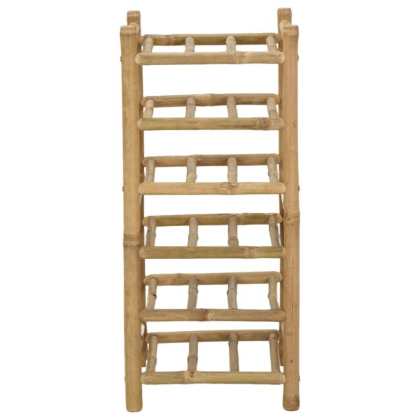 Винен рафт Естествен 32,5 x 29,5 x 72 см Бамбук