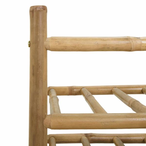 Винен рафт Естествен 57 x 29,5 x 72 см Бамбук