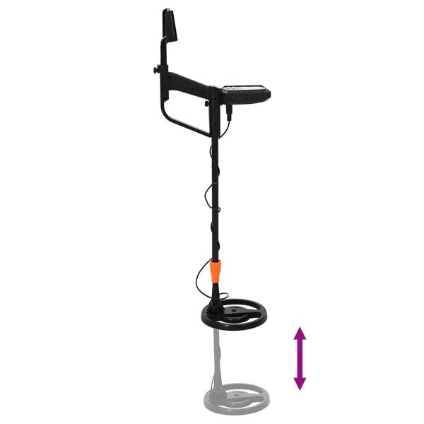 Метални детектори с LCD дисплей 3 модела 19 см намотка Черен