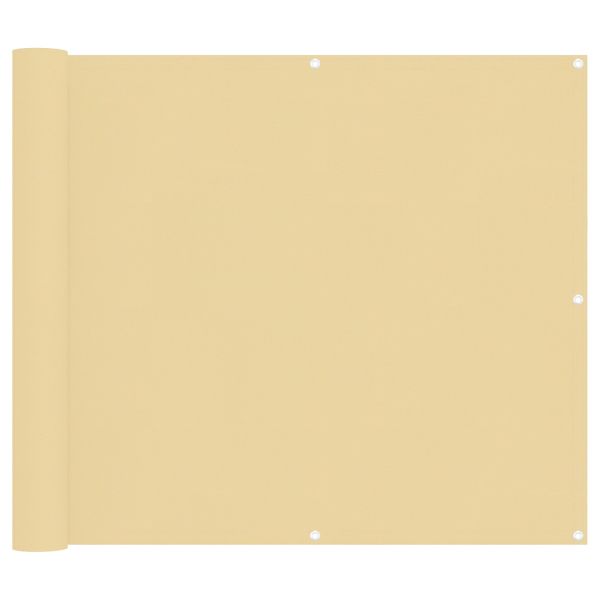 Балконен екран 90 x 200 cm PU покрит оксфорд алу