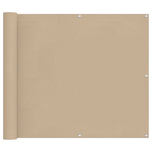 Балконен екран 90 x 200 cm PU покрит оксфорд алу