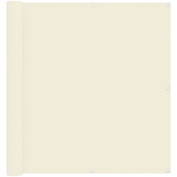 Балконен екран 120 x 200 cm PU покрит оксфорд алу