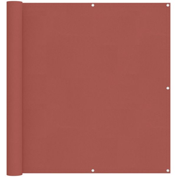 Балконен екран Теракота 110 x 600 см Оксфордска тъкан