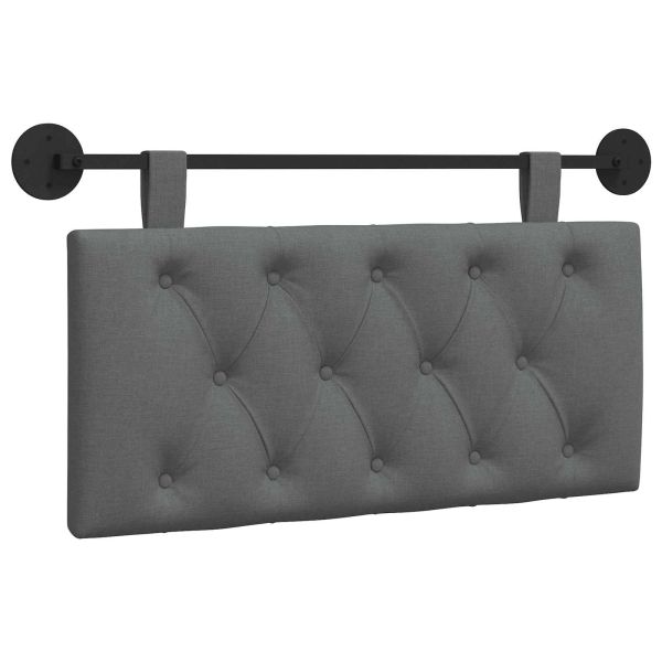 Висяща табла Тъмен сив 100 x 55 x 7 см текстил