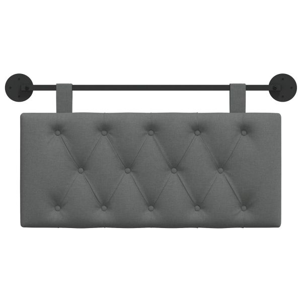 Висяща табла Тъмен сив 100 x 55 x 7 см текстил