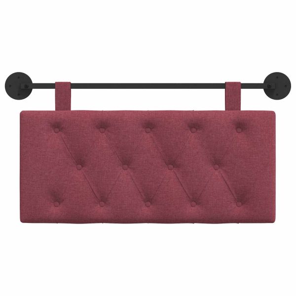 Висяща табла Виненочервен 100 x 55 x 7 см текстил
