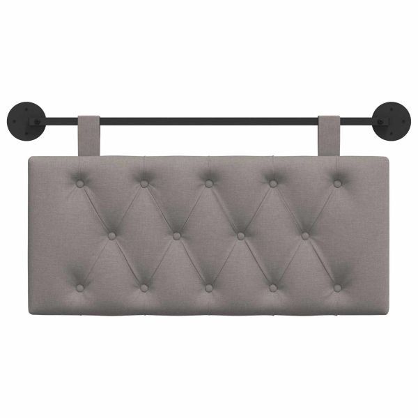 Висяща табла Монтиране на стена Таупе 100 x 55 x 7 см текстил